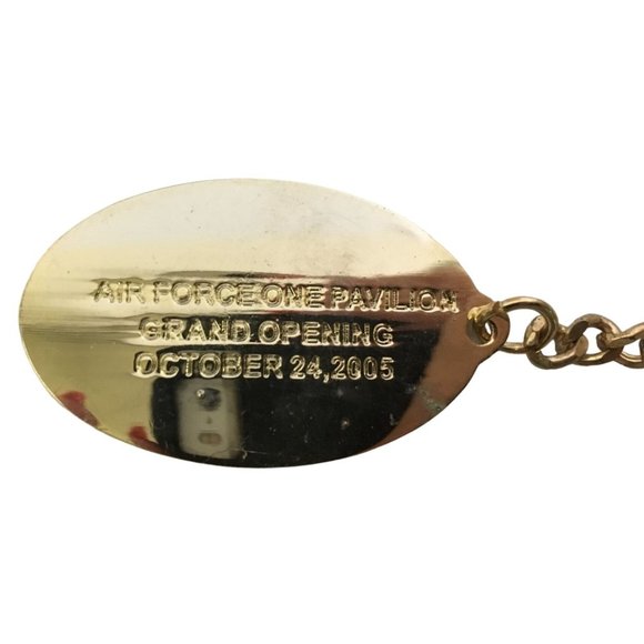 Air Force One Pavilion Grand Opening October 24, 2005 Key Chain/Key Ring - Picture 6 of 6